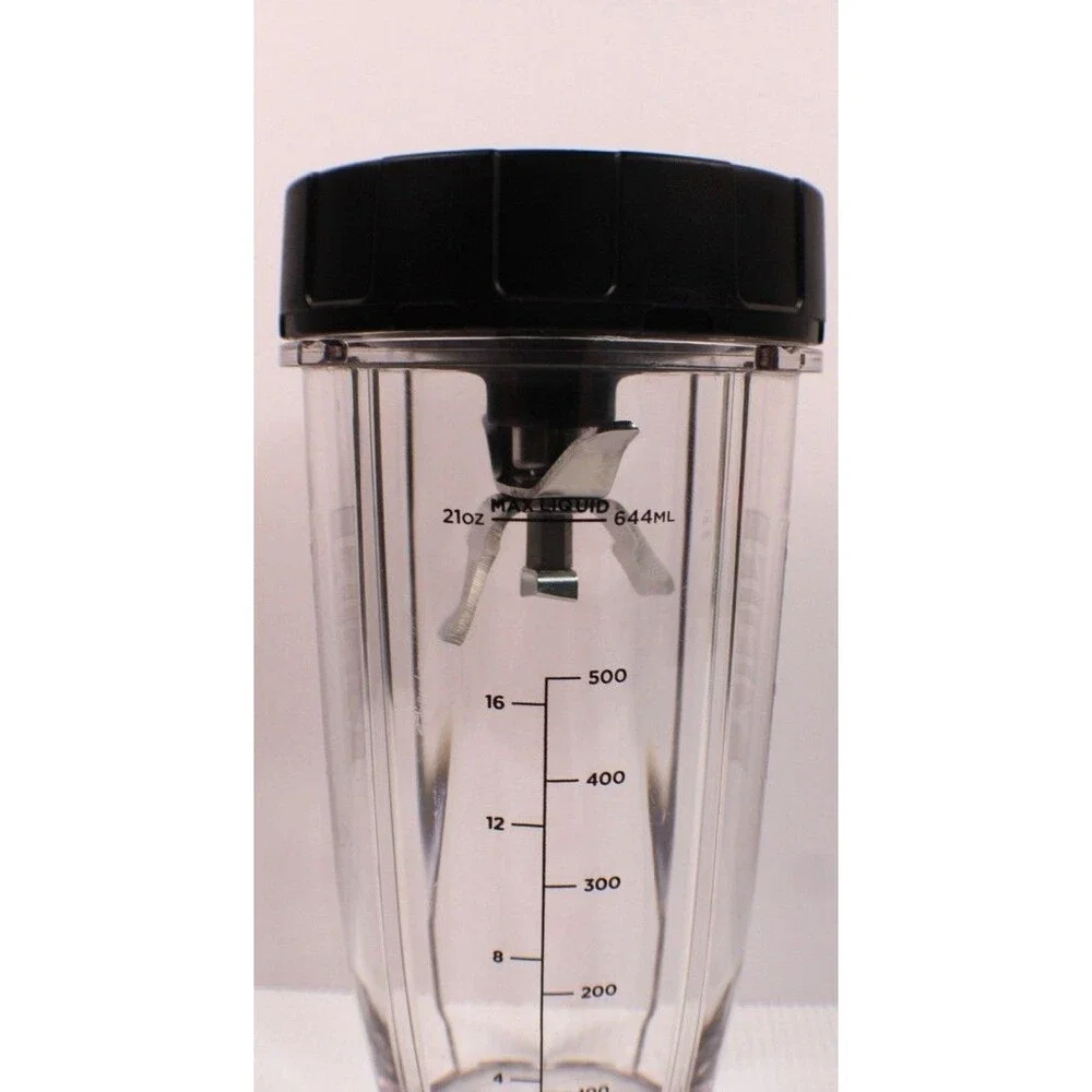 Nutri Ninja 21 Oz Single Serve Blender Cup with Blade Assembly Replacement OEM
